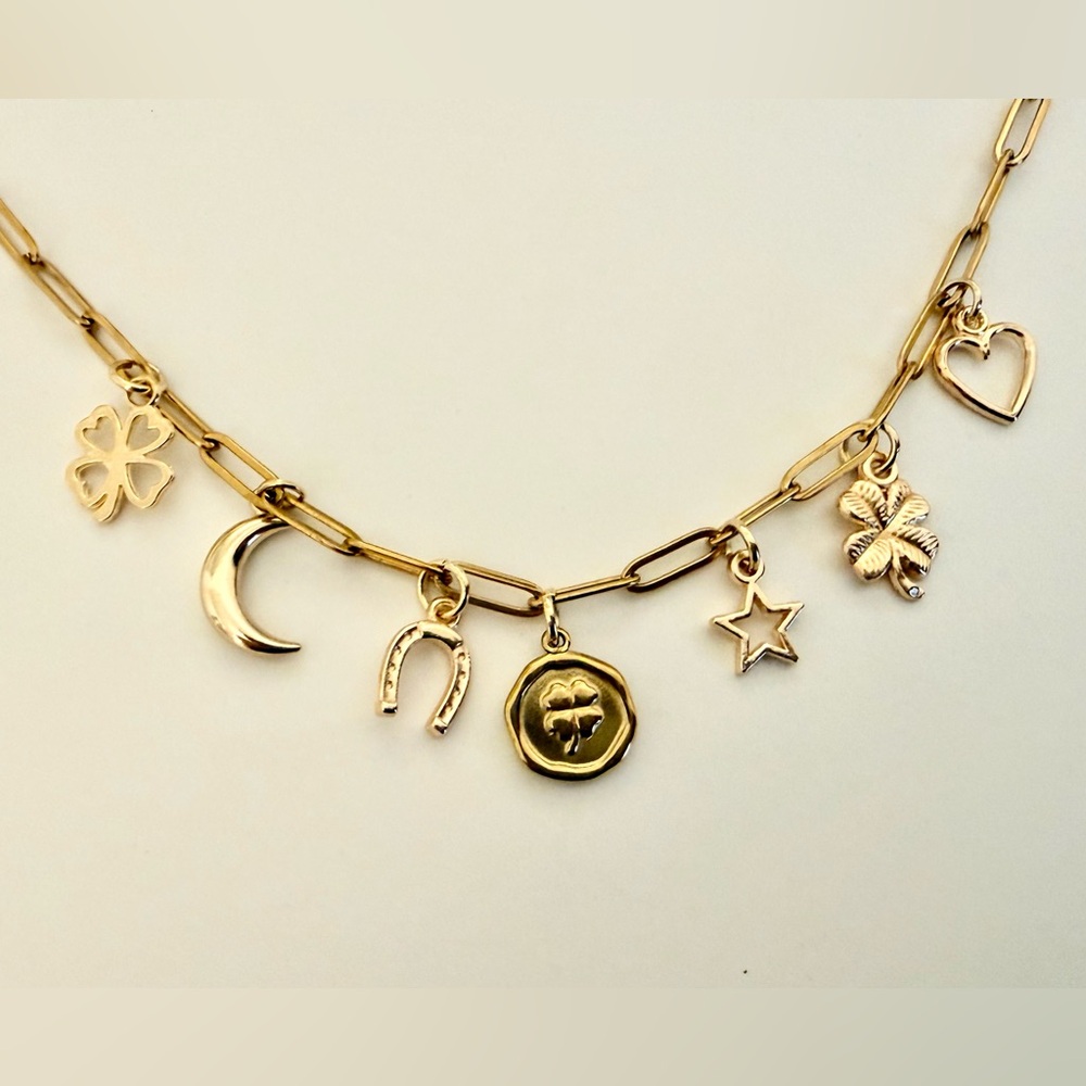 Lucky Clover Charm Necklace